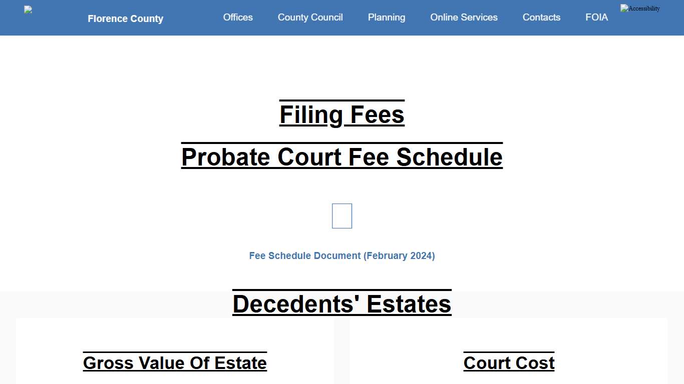Florence County SC - Home