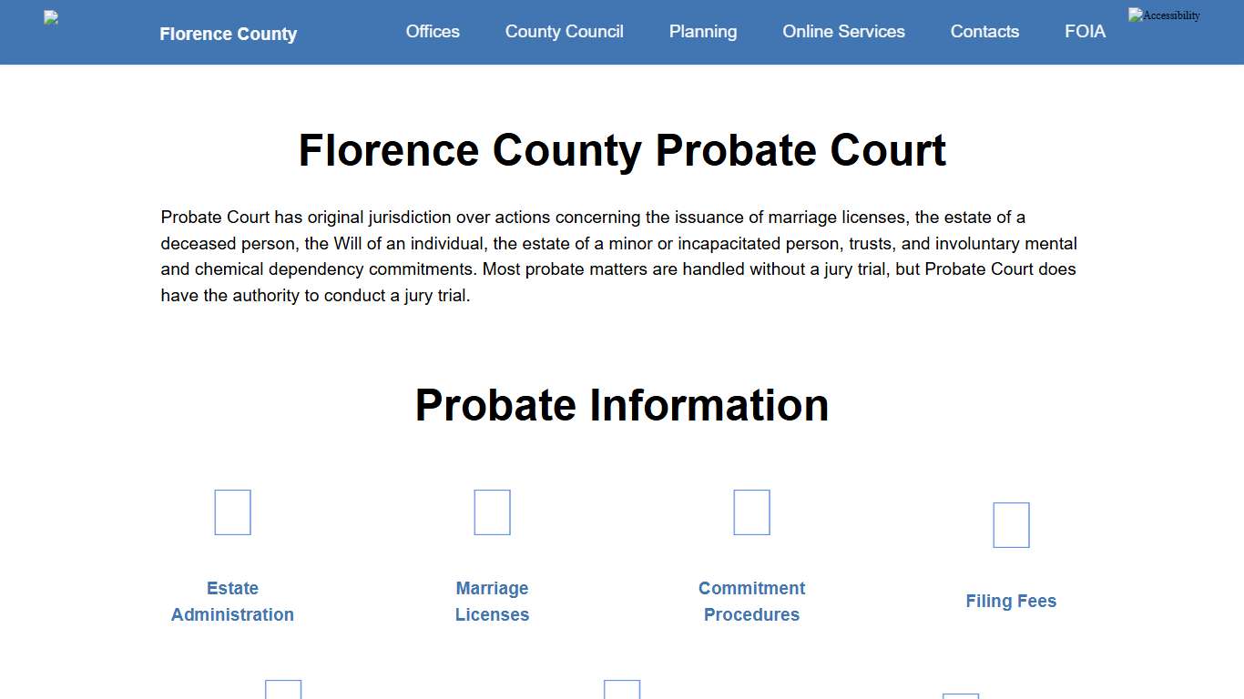 Florence County SC - Home